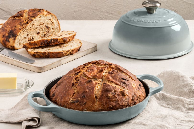 Parmesan, Date and Walnut Bread